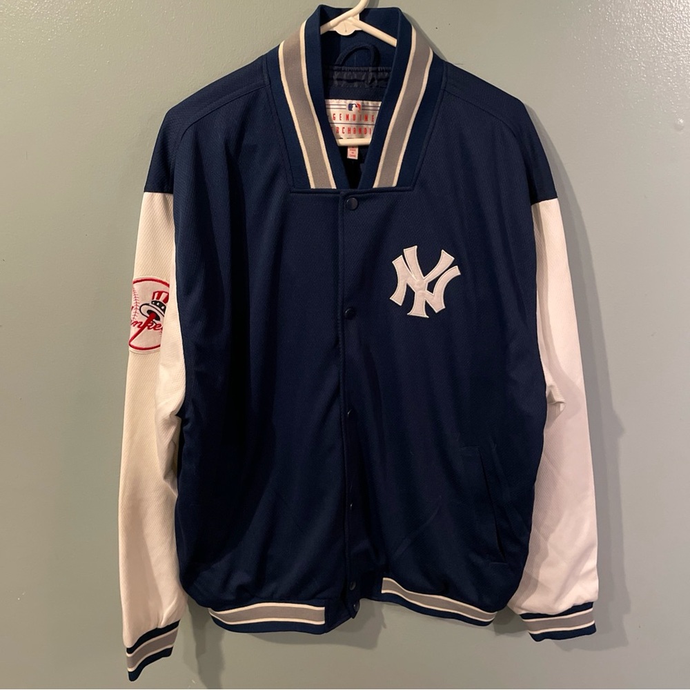 Men's Blue and White NY Yankees Genuine Merchandise